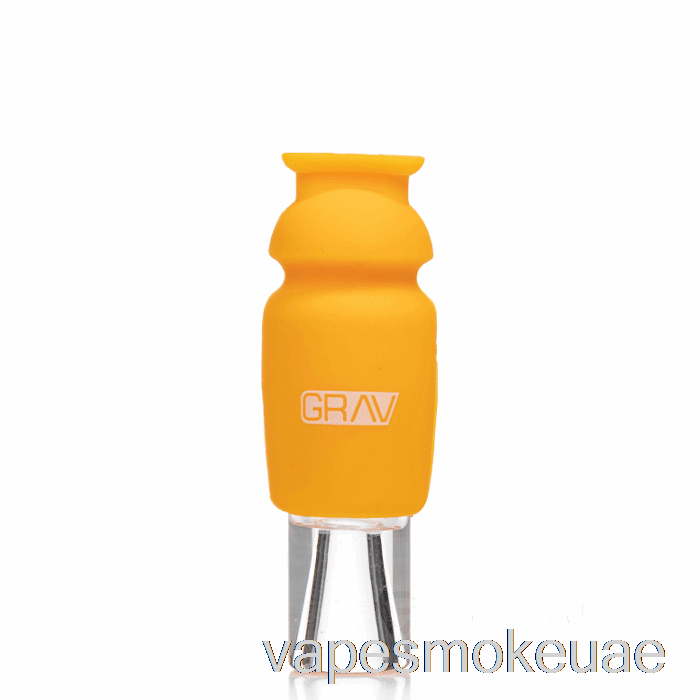 Vape Uae Grav عكاز زجاجي مغطى بالسيليكون أصفر خردل